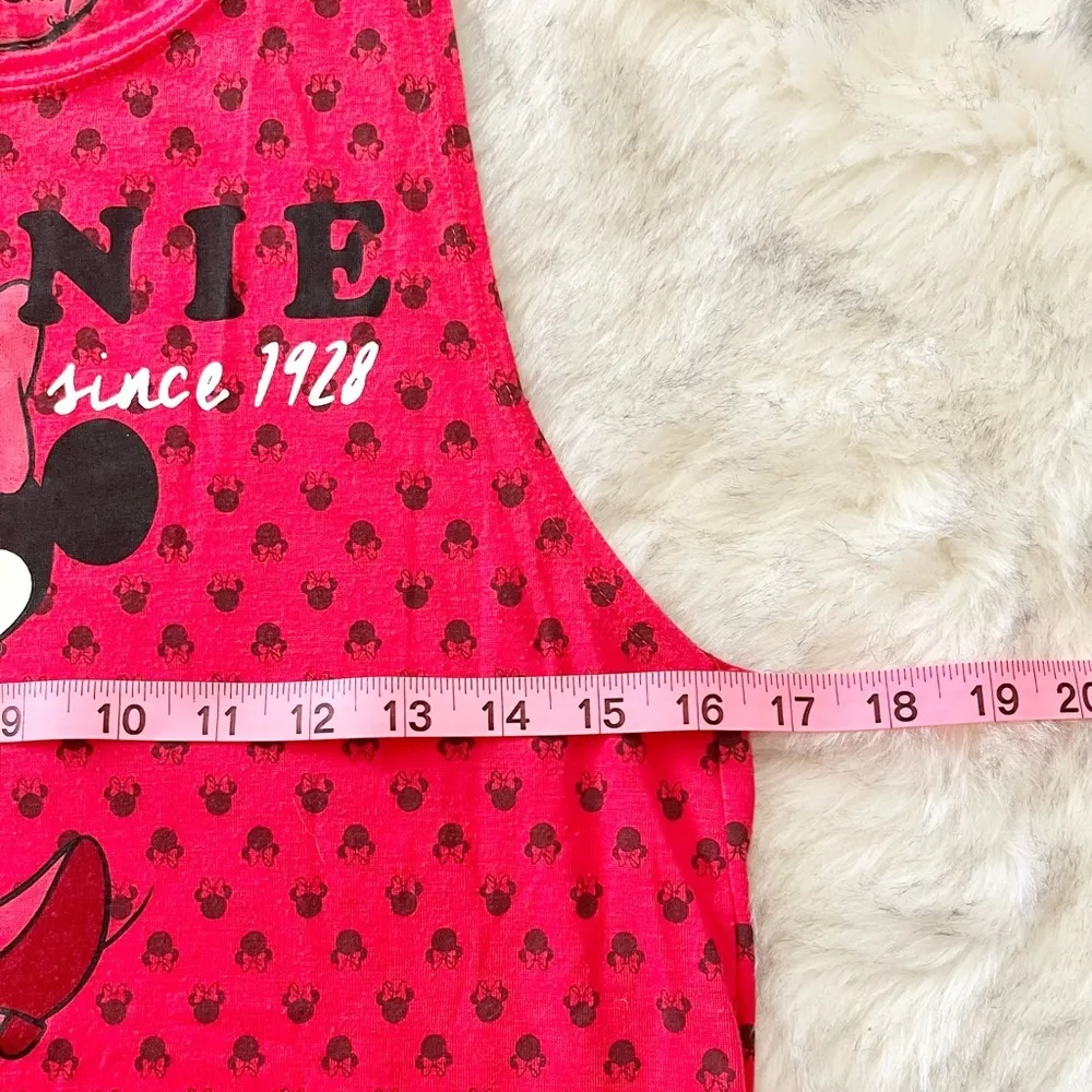 Disney Minnie Mouse Red Graphic Tank Top Size Medium - Image 5