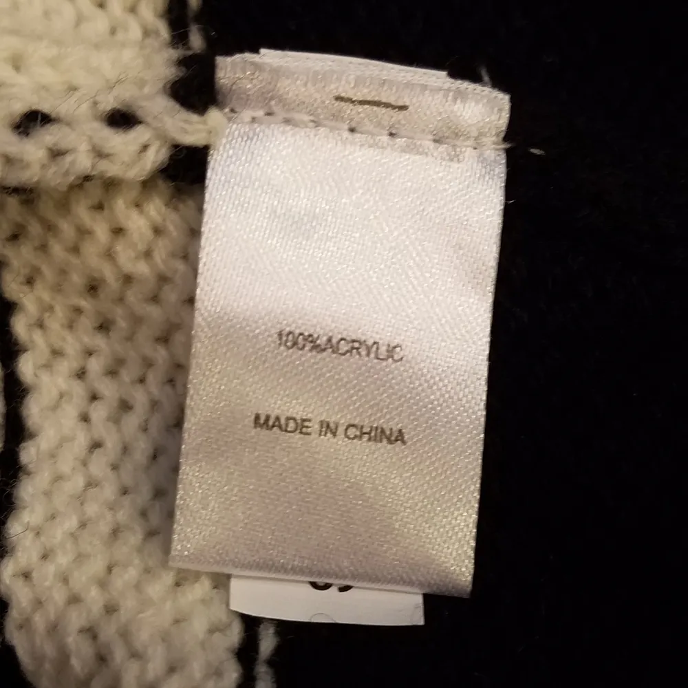 Samantha Rose Sweater Dress w/ Scarf XL Black - Image 7