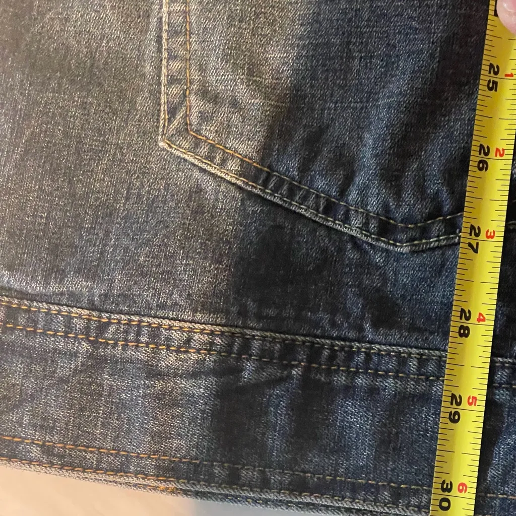 Sean John Women’s Denim Jacket XXL Blue Cotton Button Front Pockets - Image 8