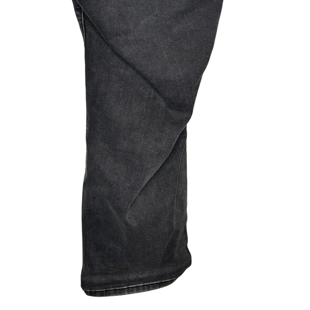 Torrid Women's Jeans Black Piping Elastic Waist High-Rise Straight‎ Leg Denim 35 - Image 7