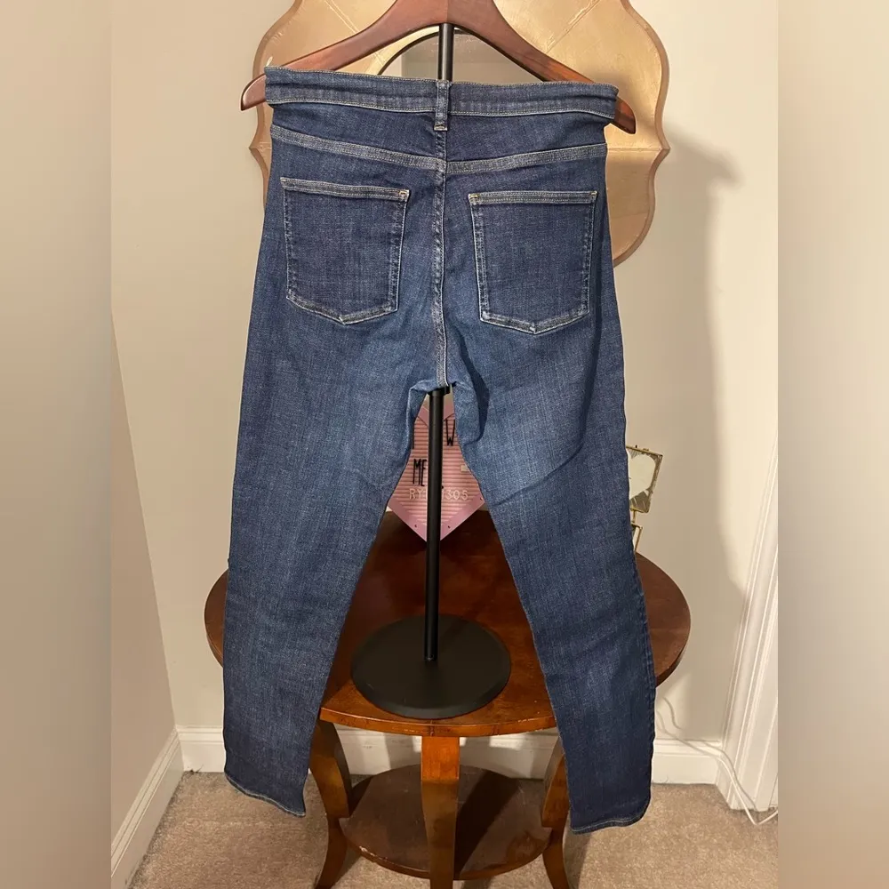 COS Women’s Dark Wash Mid Rise Ankle Skinny Jeans w/ Stretch size 30 - Image 7