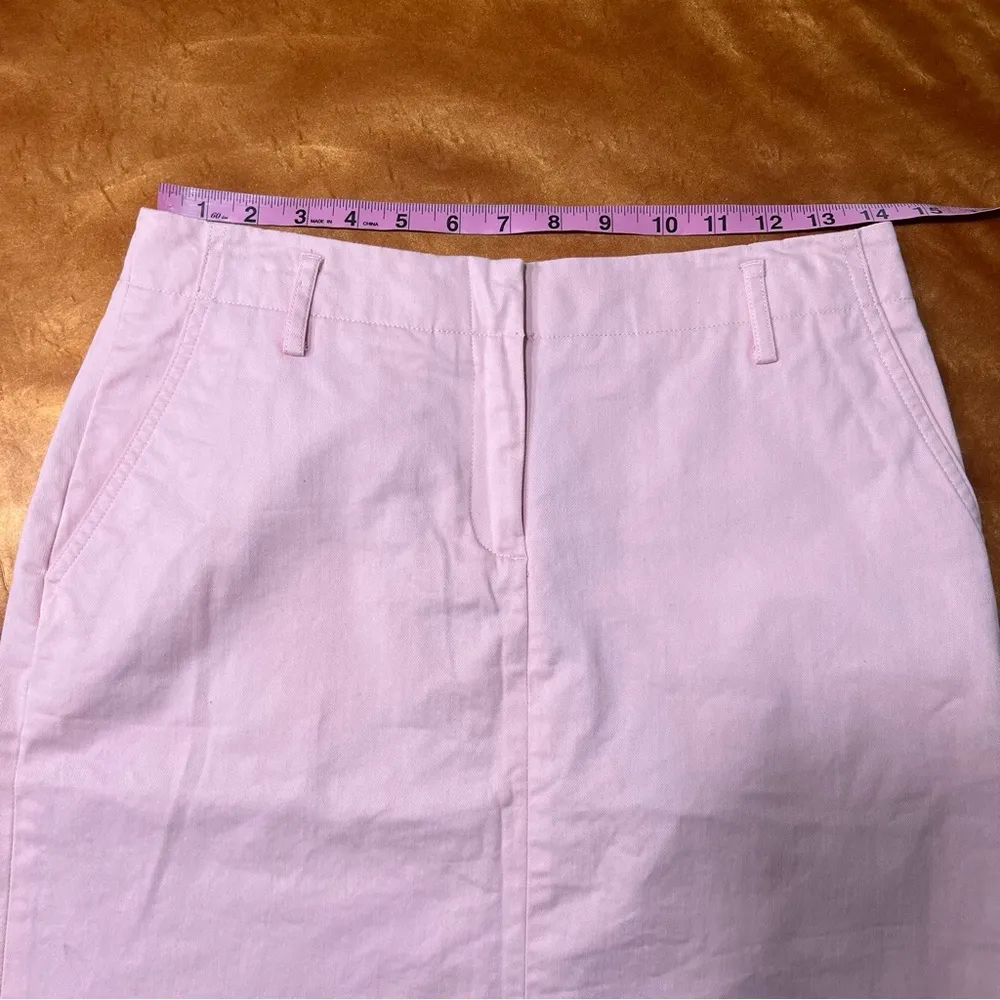 Brooks Brothers 346 light Pink Khaki chino Skirt size 4 - Image 6