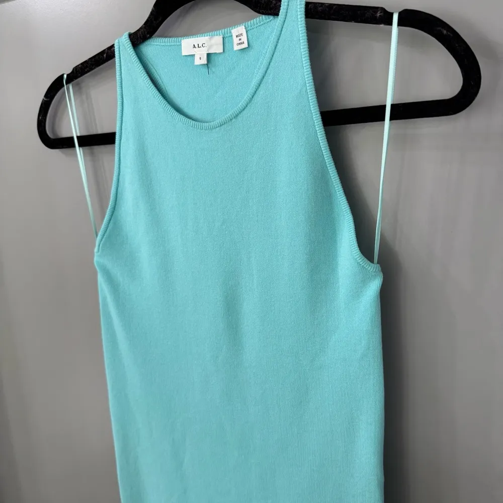 A.L.C. Marc Bodycon Knit Maxi Dress Summer Dew Small Coastal Vacation Tropical - Image 4