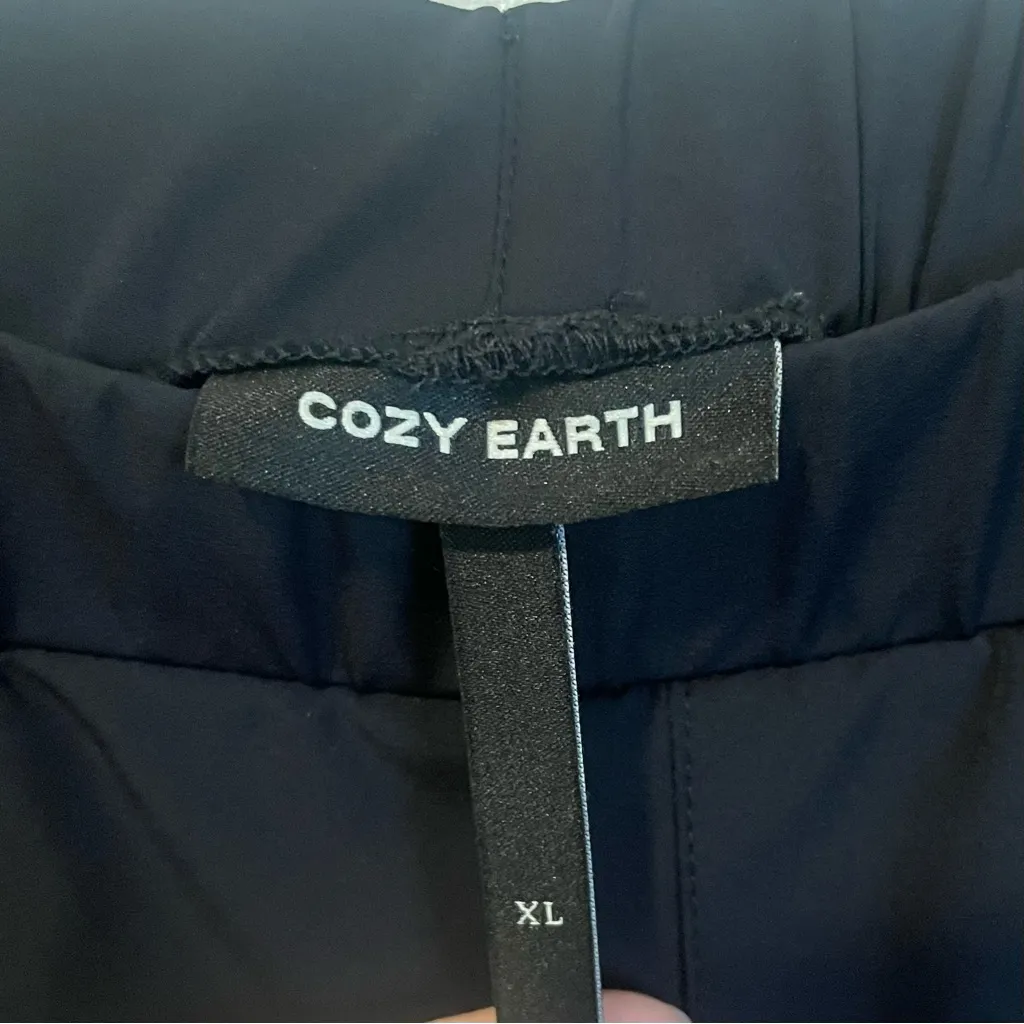 Cozy Earth Women’s Always Pant Full Length Jet Black Size XL Elastic Waist - Image 7