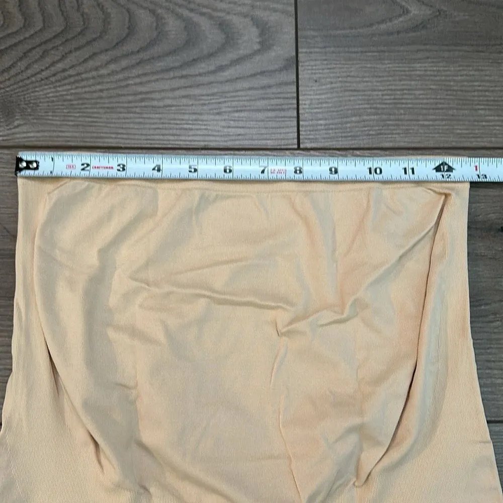 Belly‎ Bandit Nude Maternity Support Mid Thigh Shorts Size Medium Tan - Image 9