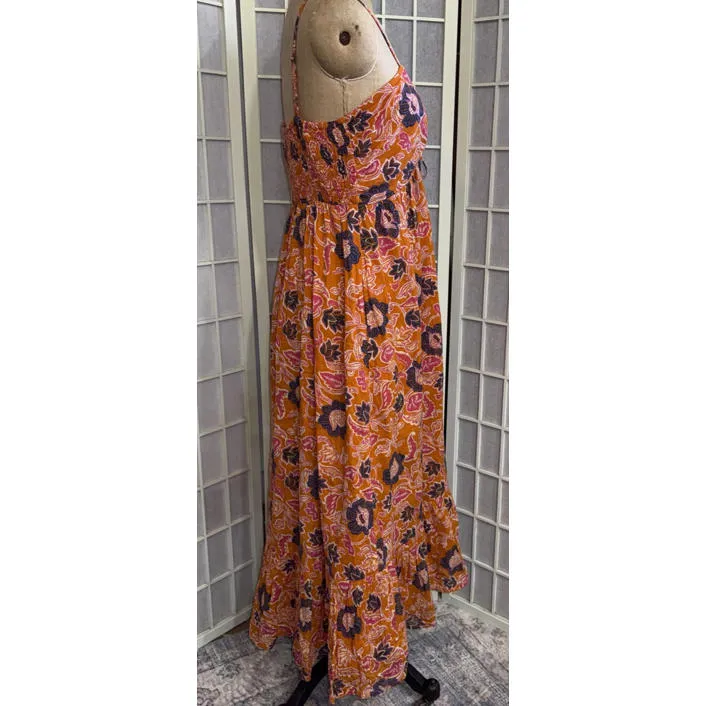 Cleobella Organic Cotton Oliana Floral Boho Fairy Hippie Flowy Whimsy Midi Dress - Image 3