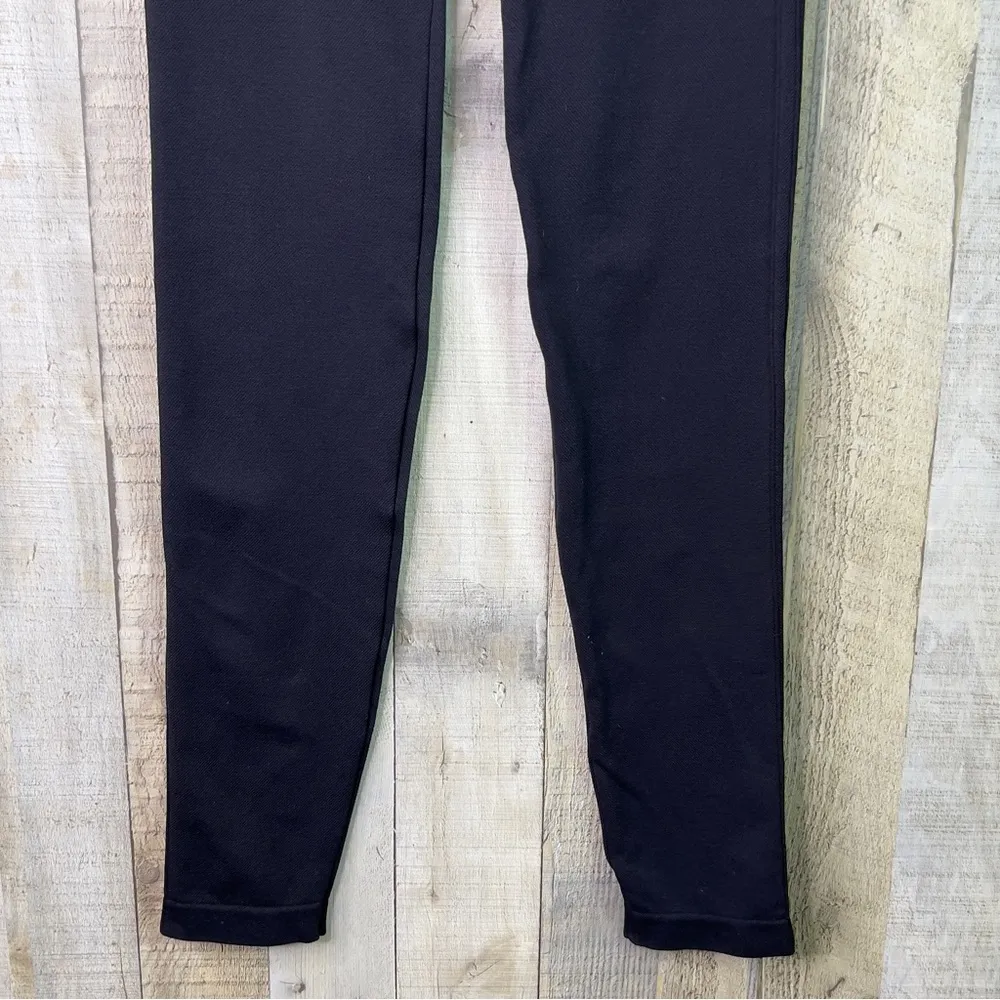 Spanx Size Large Look At Me Now Very Black Cropped Length Compression Le… - Image 6