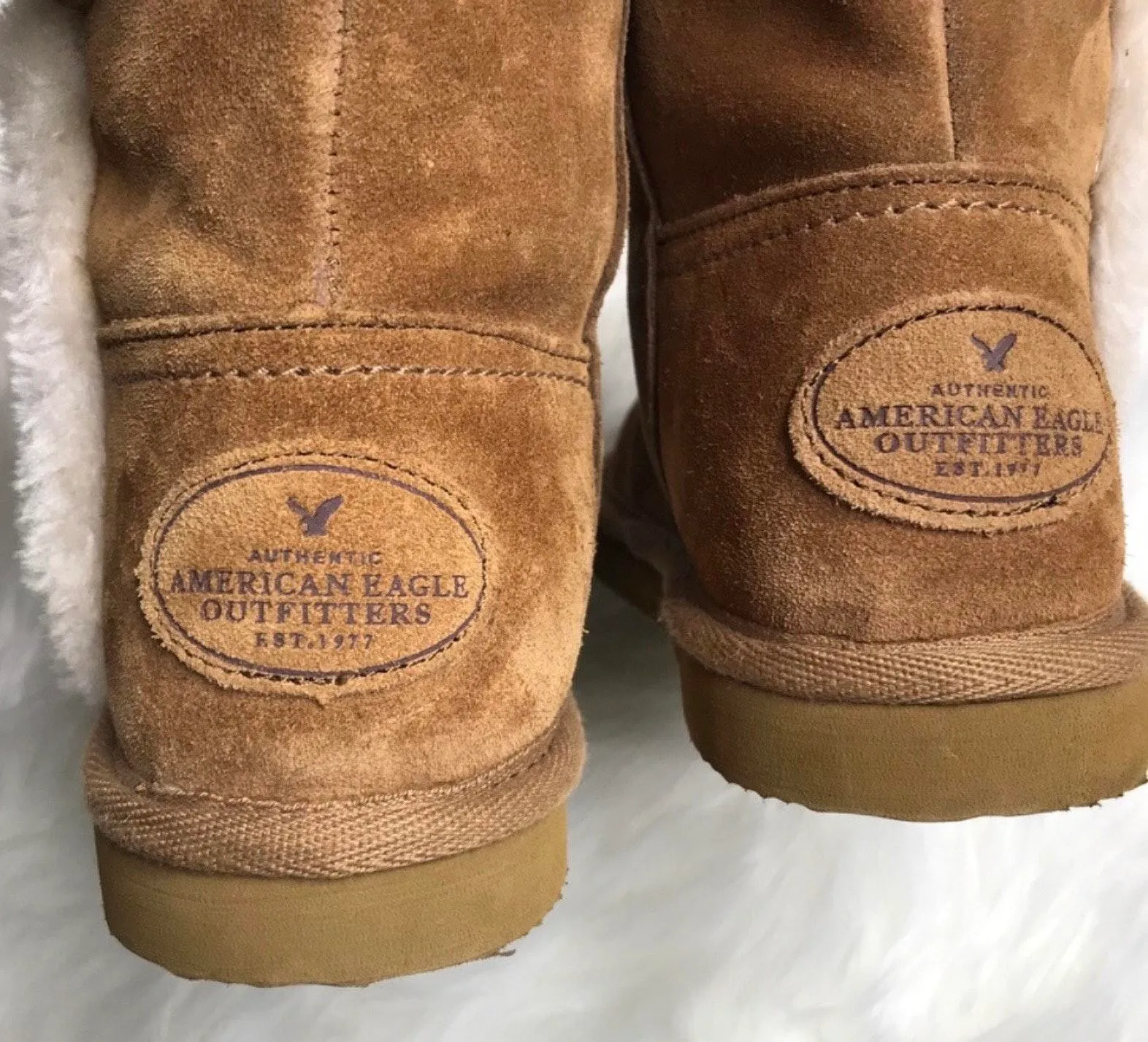 -Suede Boots-Sz 6 - Image 4