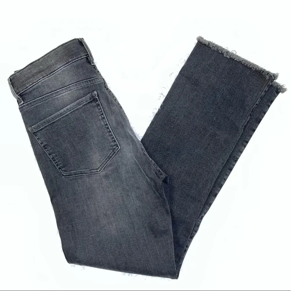 ELAN Smoky Black High Rise Straight Leg Button Fly Denim Jeans 26 NWOT - Image 3