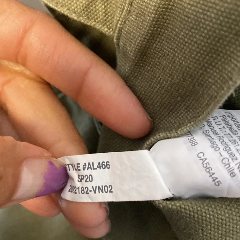 J. Crew Chino Olive Green high waisted ankle length business casual career ware Size 27 - Image 8