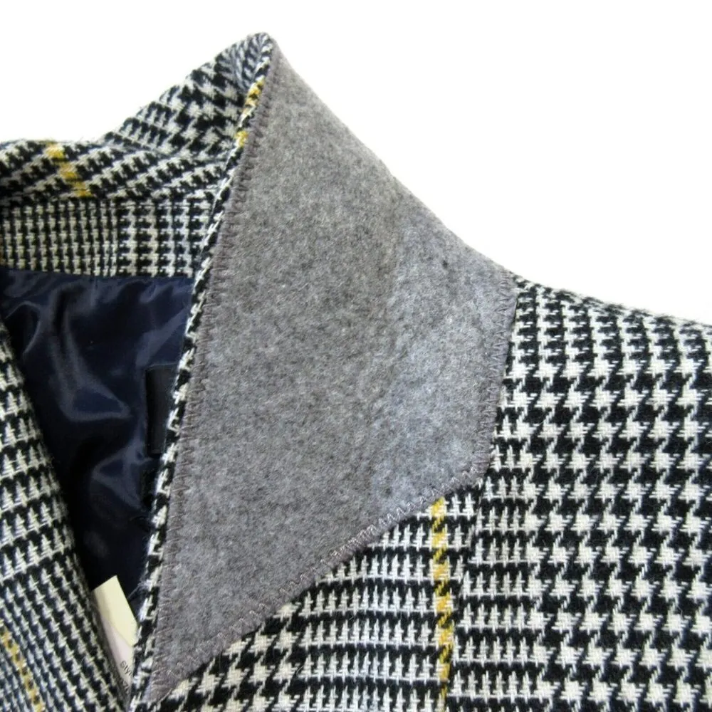 NWT J.Crew Parke Blazer in Black Yellow White Glen Plaid Wool Jacket 6 $248 - Image 3