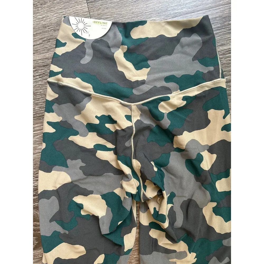 NWT Offline By Aerie Real Me 7/8 Leggings Camo Size Small - Image 6
