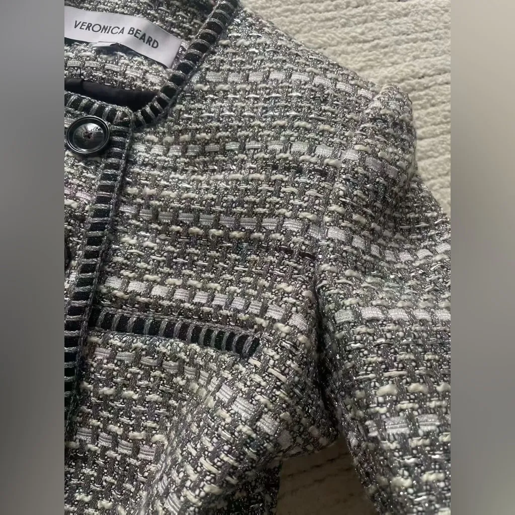 Veronica Beard Alessia Tailored Tweed Jacket 4 - Image 5