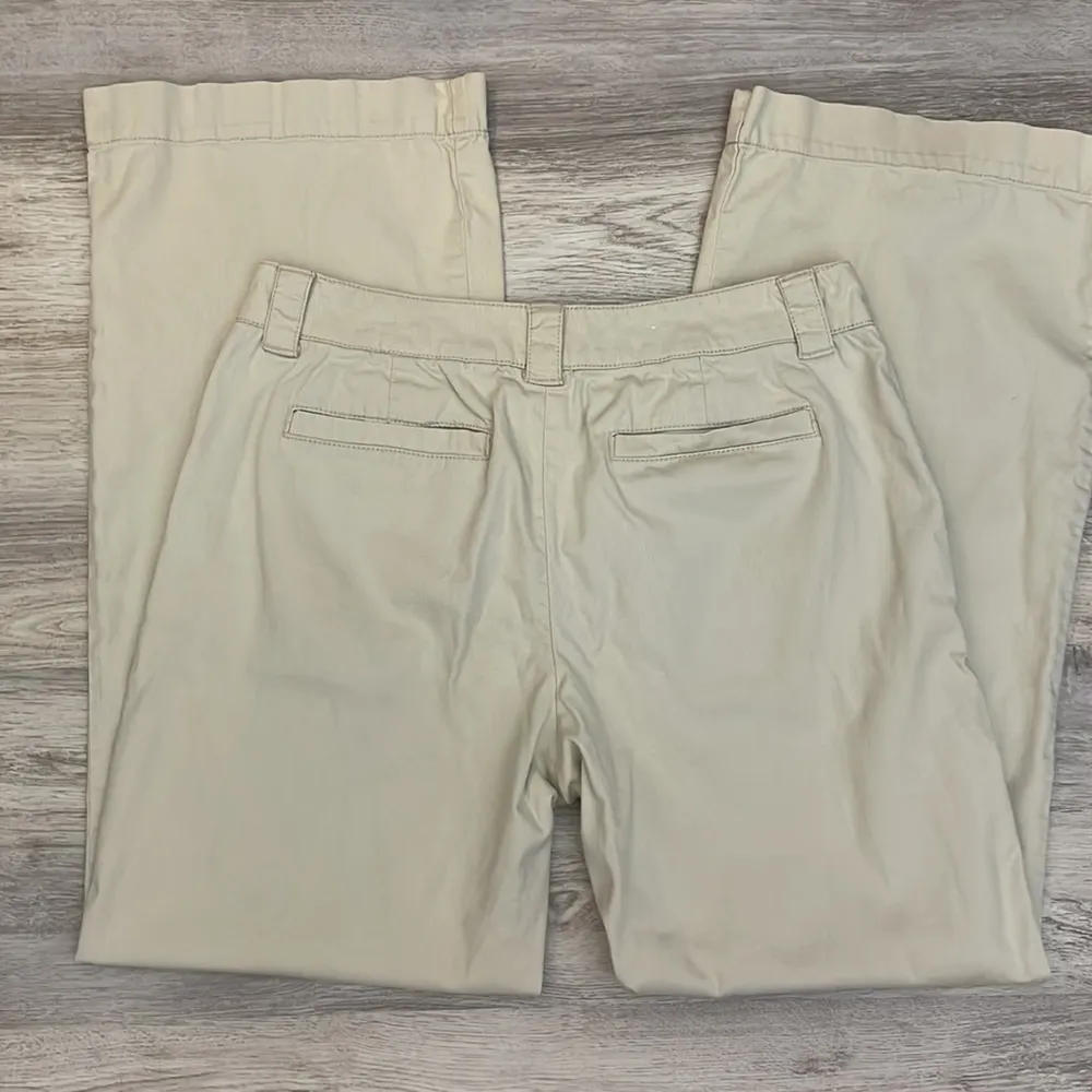 Tan Wide Leg Thin line Corduroy Pants with Side Pockets & Belt Loops 10 - Image 5