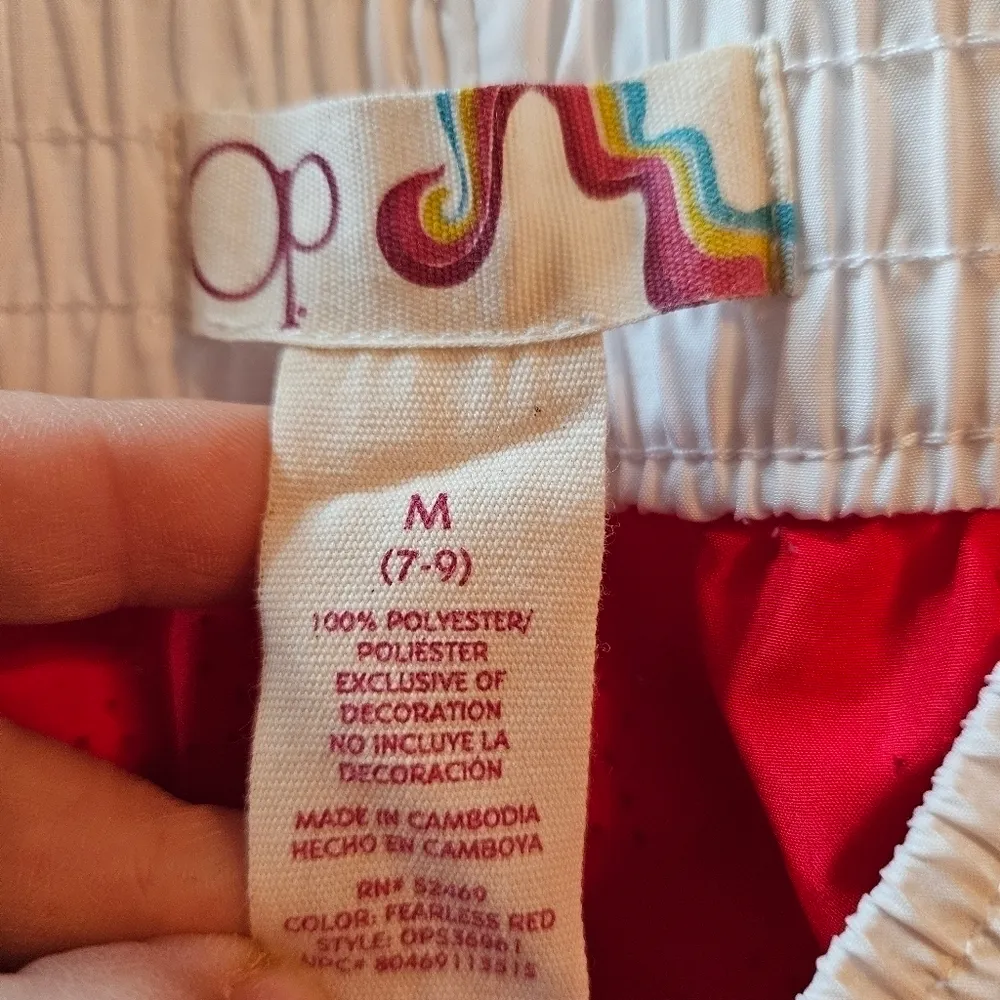 OP Women's Red Athletic Shorts - Image 10