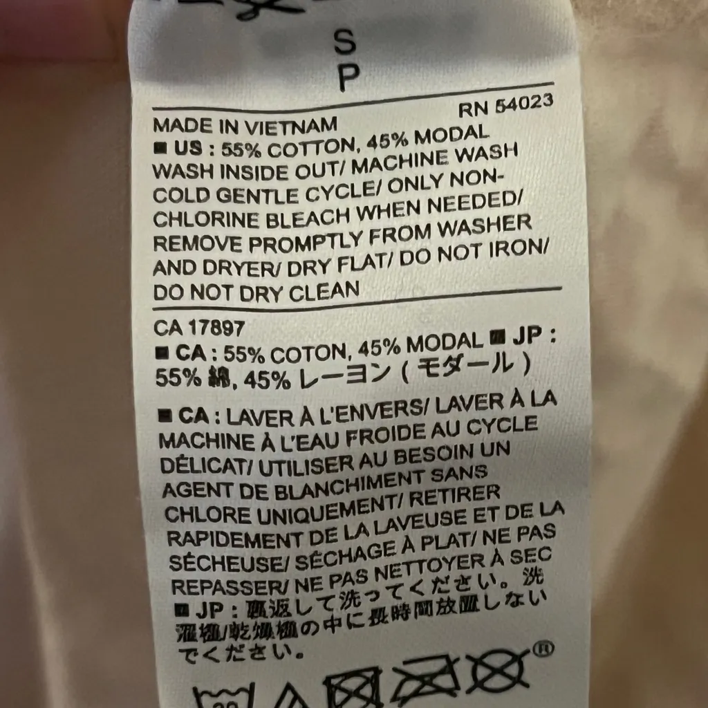 BANANA REPUBLIC Women’s Light Pink Scoop Neck Short Sleeve Malibu Tee Size S - Image 4