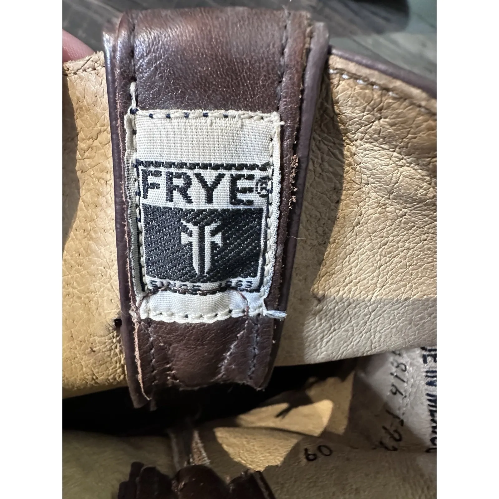 Frye - women's Billy short cowgirl western leather 77816  F973 Brown Color 7.5B - Image 10