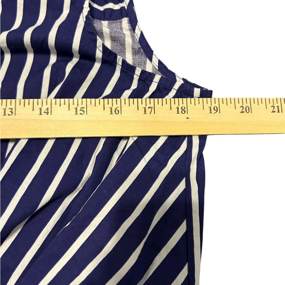 Liz Claiborne Career Sleeveless
Striped Tie Front Top Blouse size xl - Image 5
