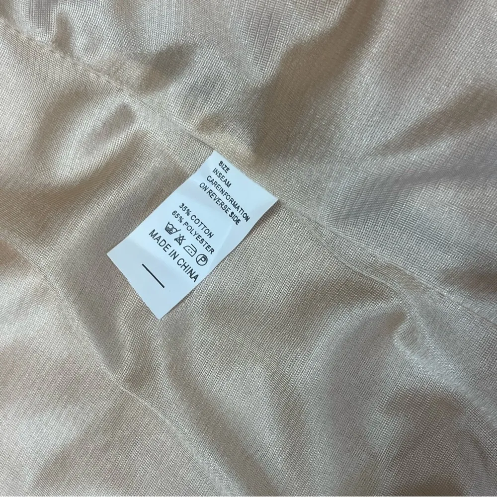 oBoutique Tan Faux Fur Long Open Vest Women's Size small - Image 4