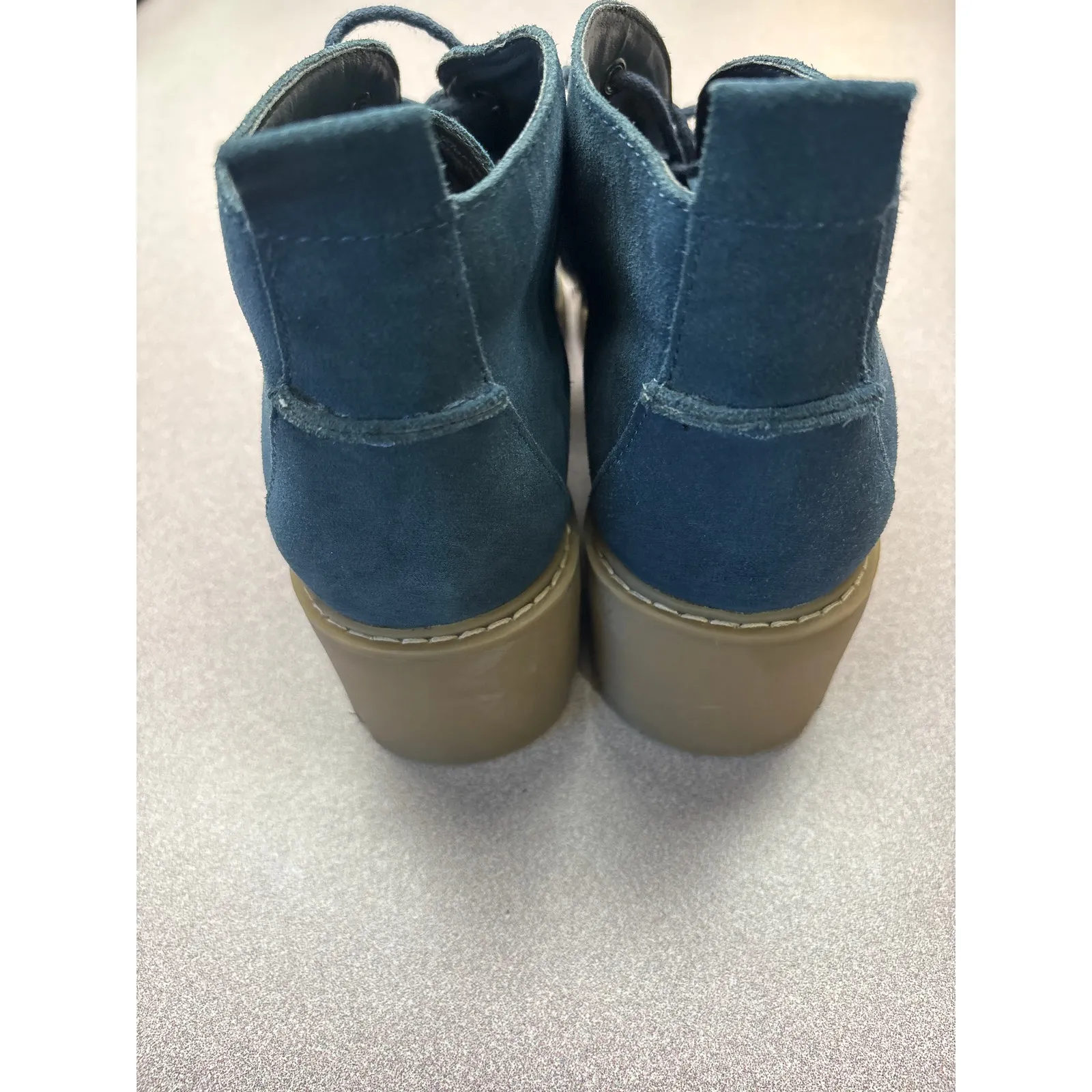 White Mountain Blue Danny Suede Booties Size 9.5W - Image 3