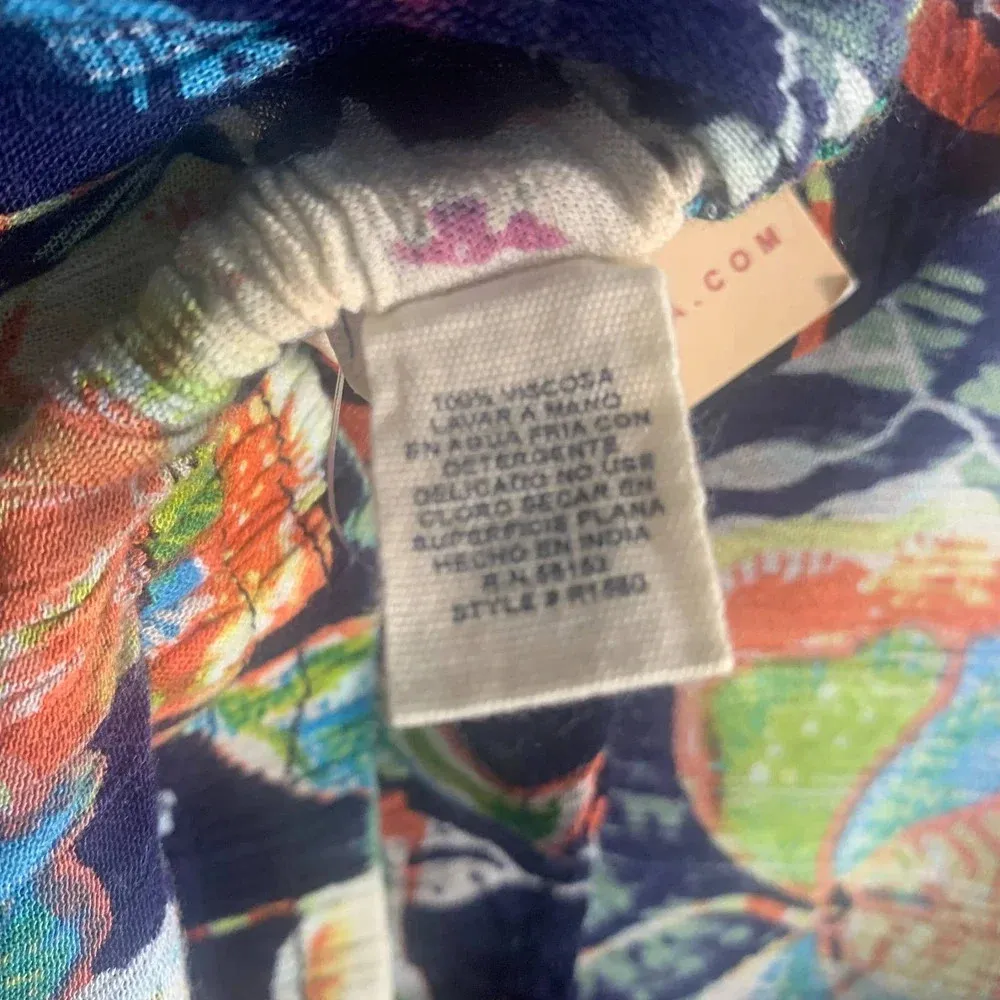 Raga Nocturnal Affair Floral Butterfly Bird Printed Mini Skirt Size‎ US Large - Image 10