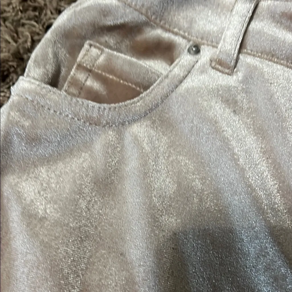 Forever 21 Tan and White Mini Skirt Casual - Image 3