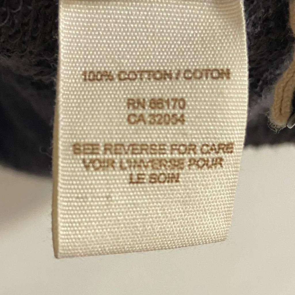 We the free grey ruffle raw hem zip front Terry cloth jacket Medium - Image 10