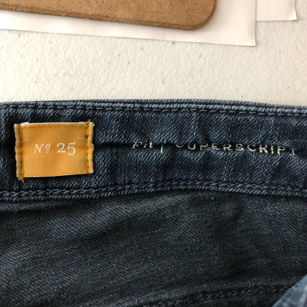Pilcro and the Letterpress Anthropologie Jeans Superscript Skinny Dark Wash 25 - Image 4