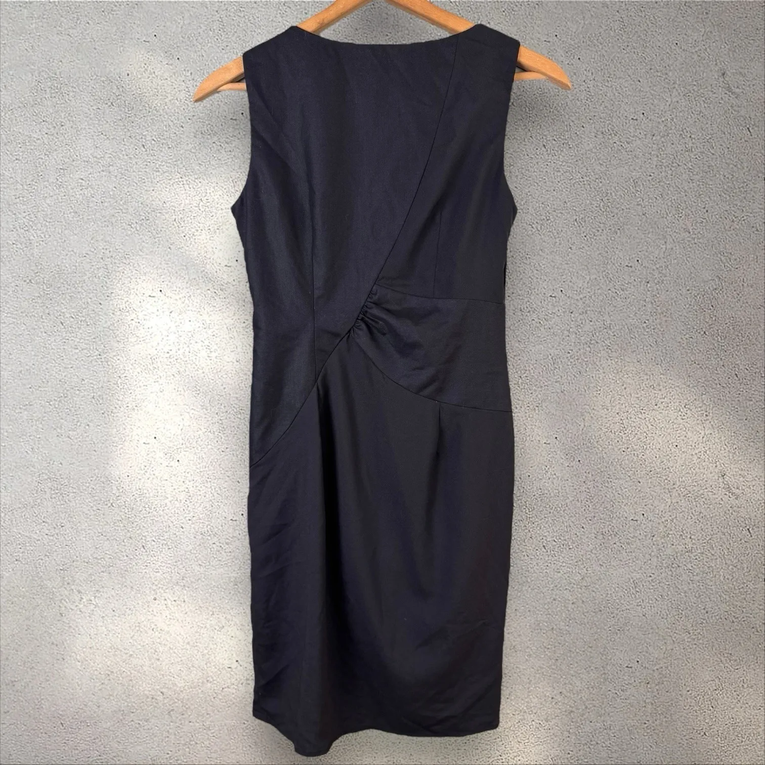 Vivienne Tam Asymmetric‎ Ruched Gathered Shift Dress Academia Fairy Grunge Sz 6 - Image 4