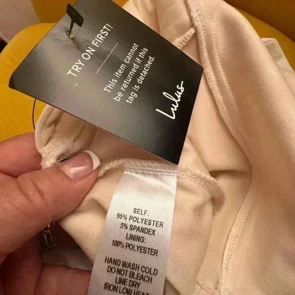 Lulus Lulu’s Chic White Jumpsuit Size Medium New With Tags. - Image 13