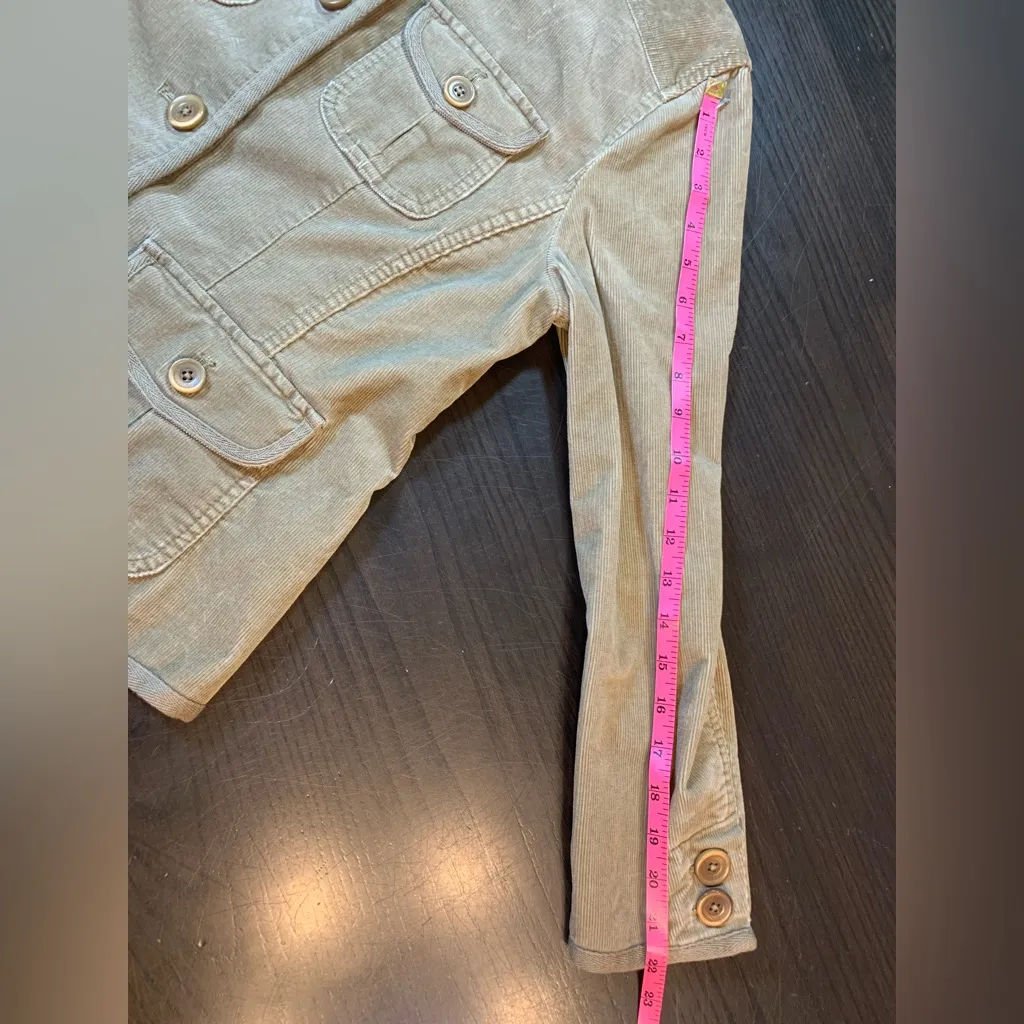 L.L.Bean‎ Corduroy Jacket Women’s Small Petite Brown Blazer Coastal Prep Boho Size undefined - Image 12