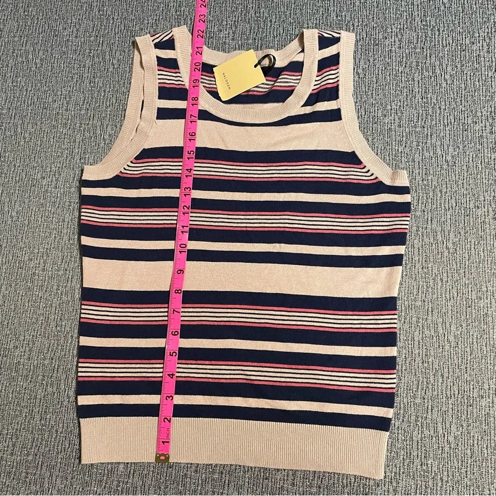 Halogen Women’s Striped Sweater Tank Top - Image 11
