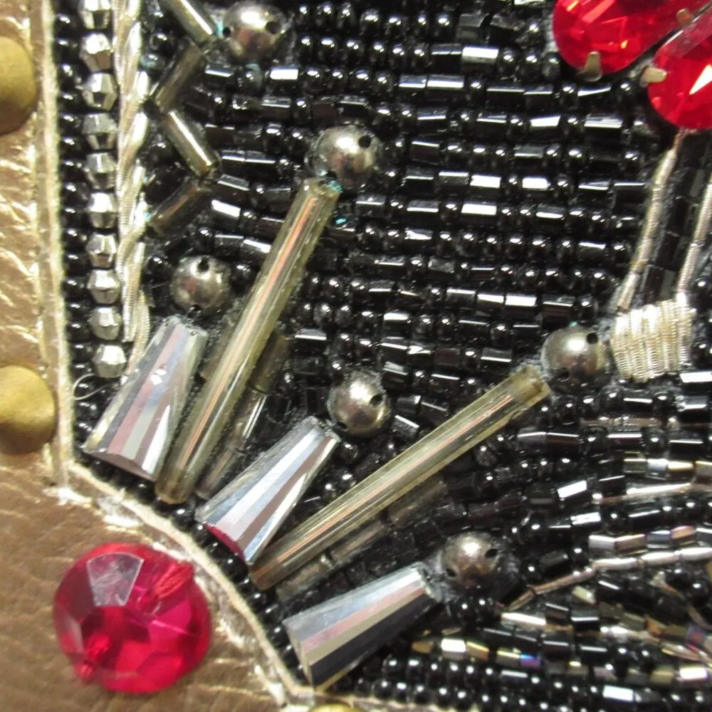 NWT Mary Frances Straight to My Heart Beaded Flap Front Crossbody Purse - Image 13