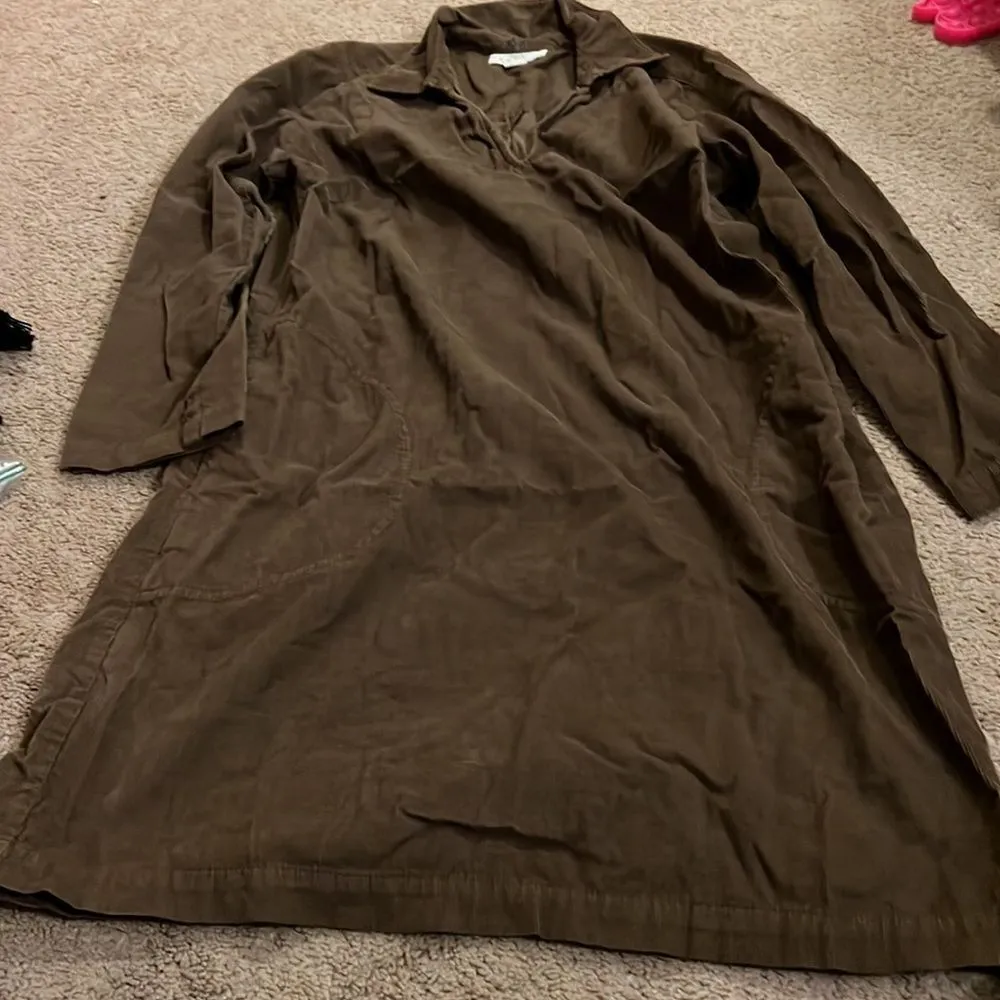 Velvet by graham and spencer medium brown dress Brown - Image 2
