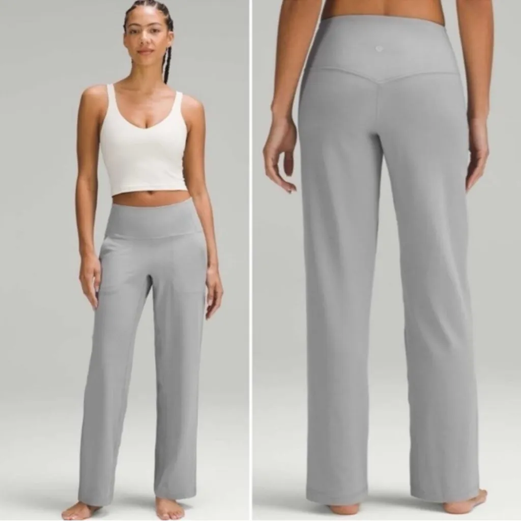 Lululemon Align Wide Leg High Rise 31” Rhino Grey - Image 2
