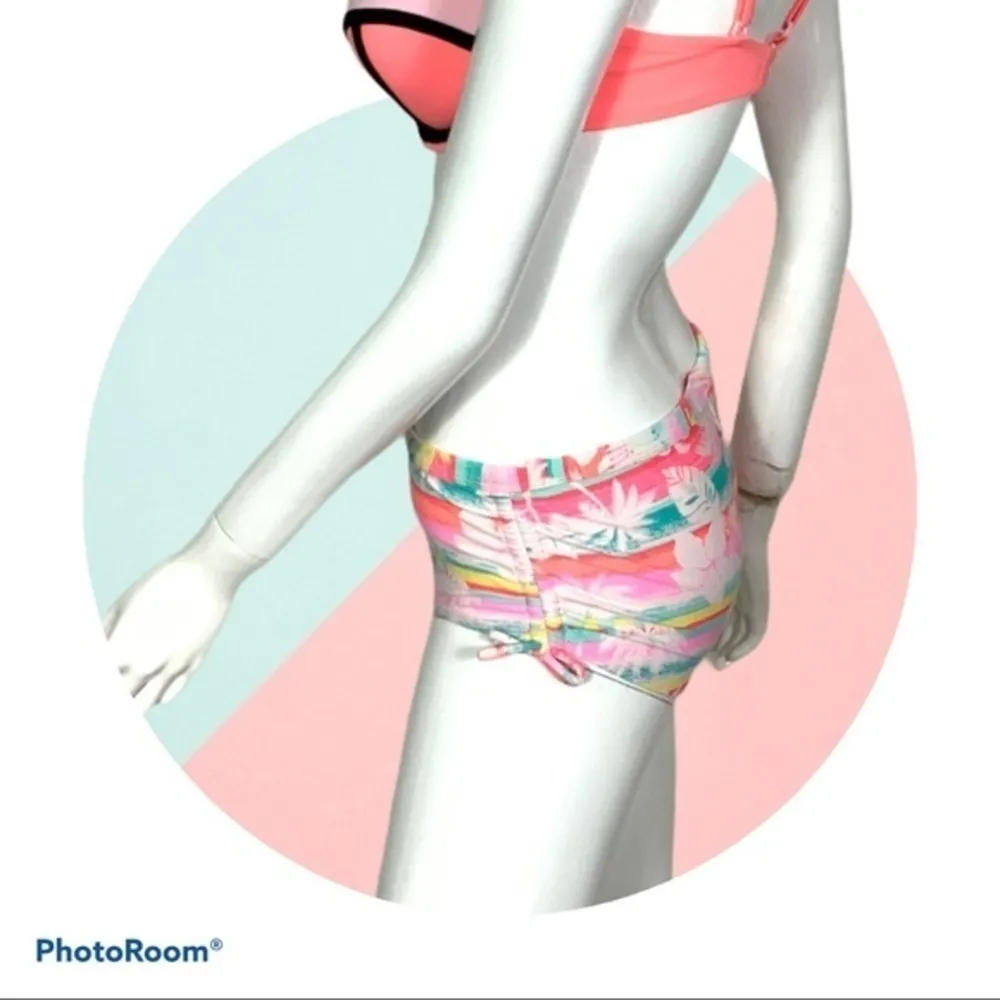 Palm Tree neon high waist bikini bottoms only‎ XL - Image 3