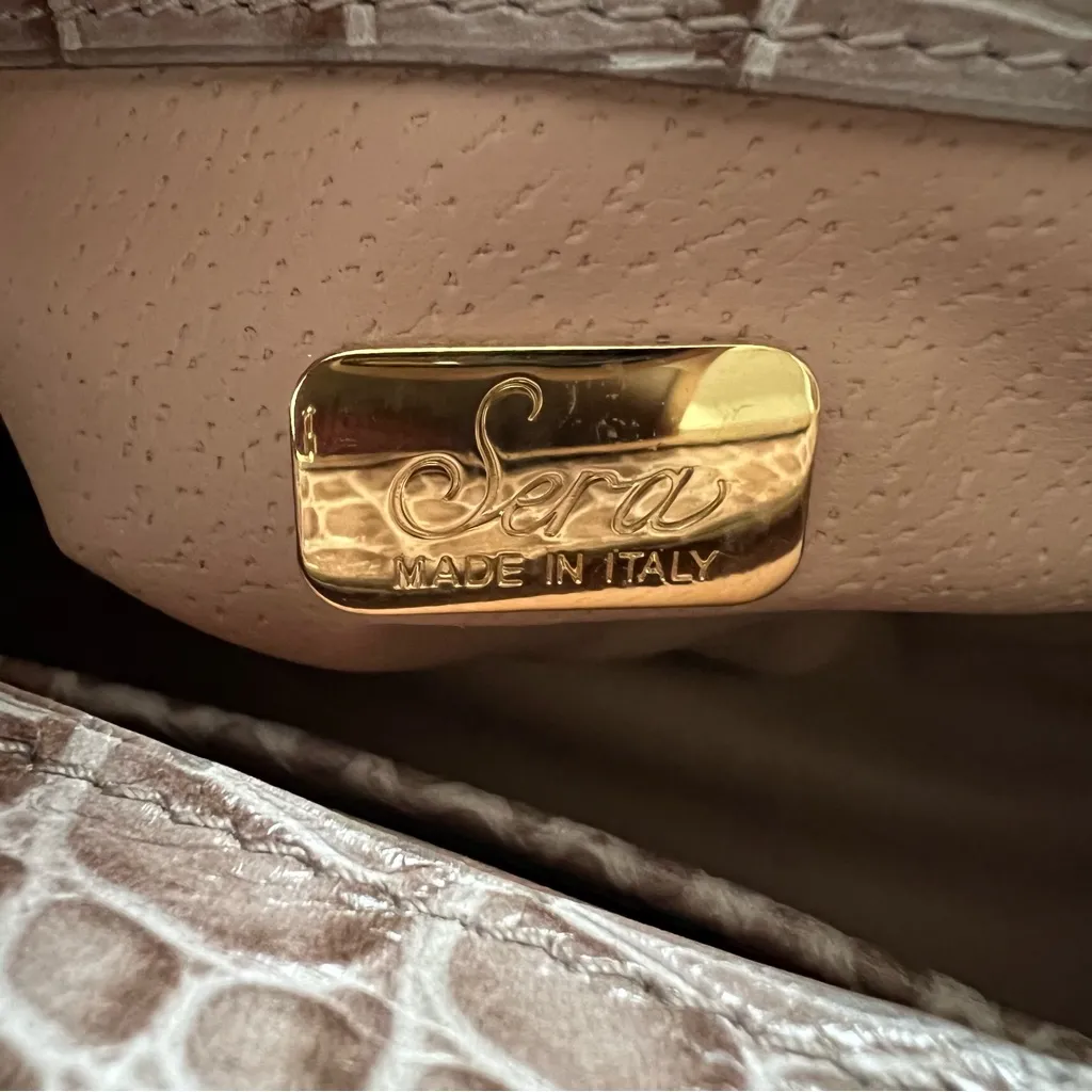 Vintage Leather Handbag | Made in Italy - Image 3