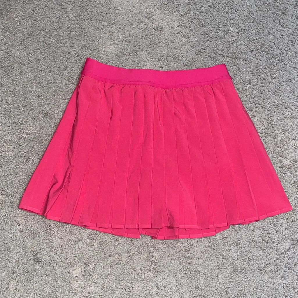 Lululemon High-Rise Pleated Tennis Skirt Skort Pink‎ Cherry Mist 4 - Image 5