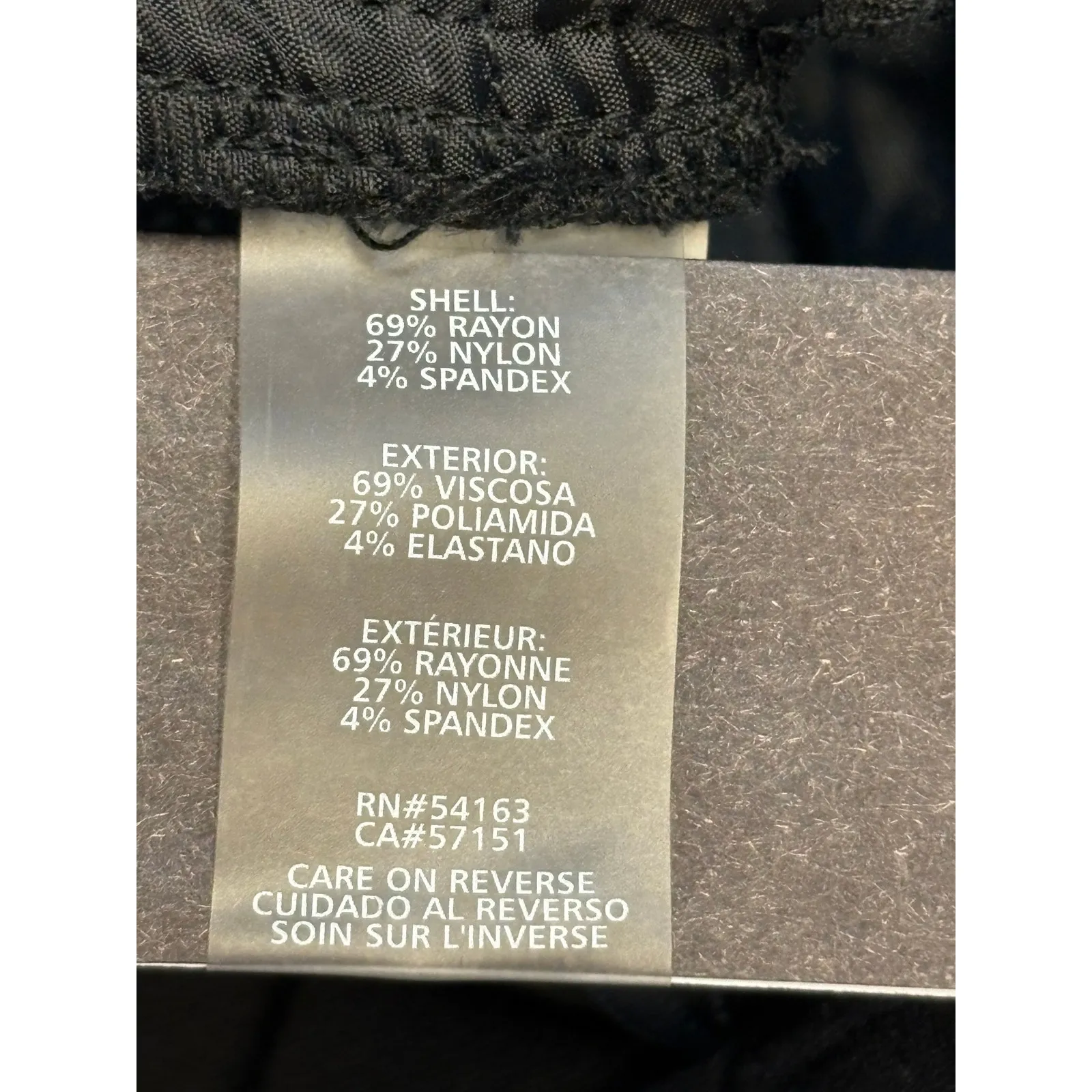 Calvin Klein Ponte Skinny Jeans 10 Black Modern Stretch‎ Knit - Image 10