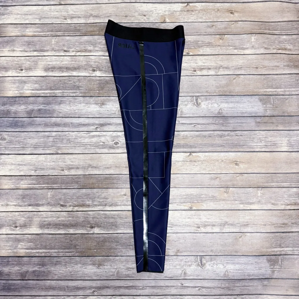 Ultracor Soul Cycle Public School Evening Blue Black White Leggings Medium - Image 6