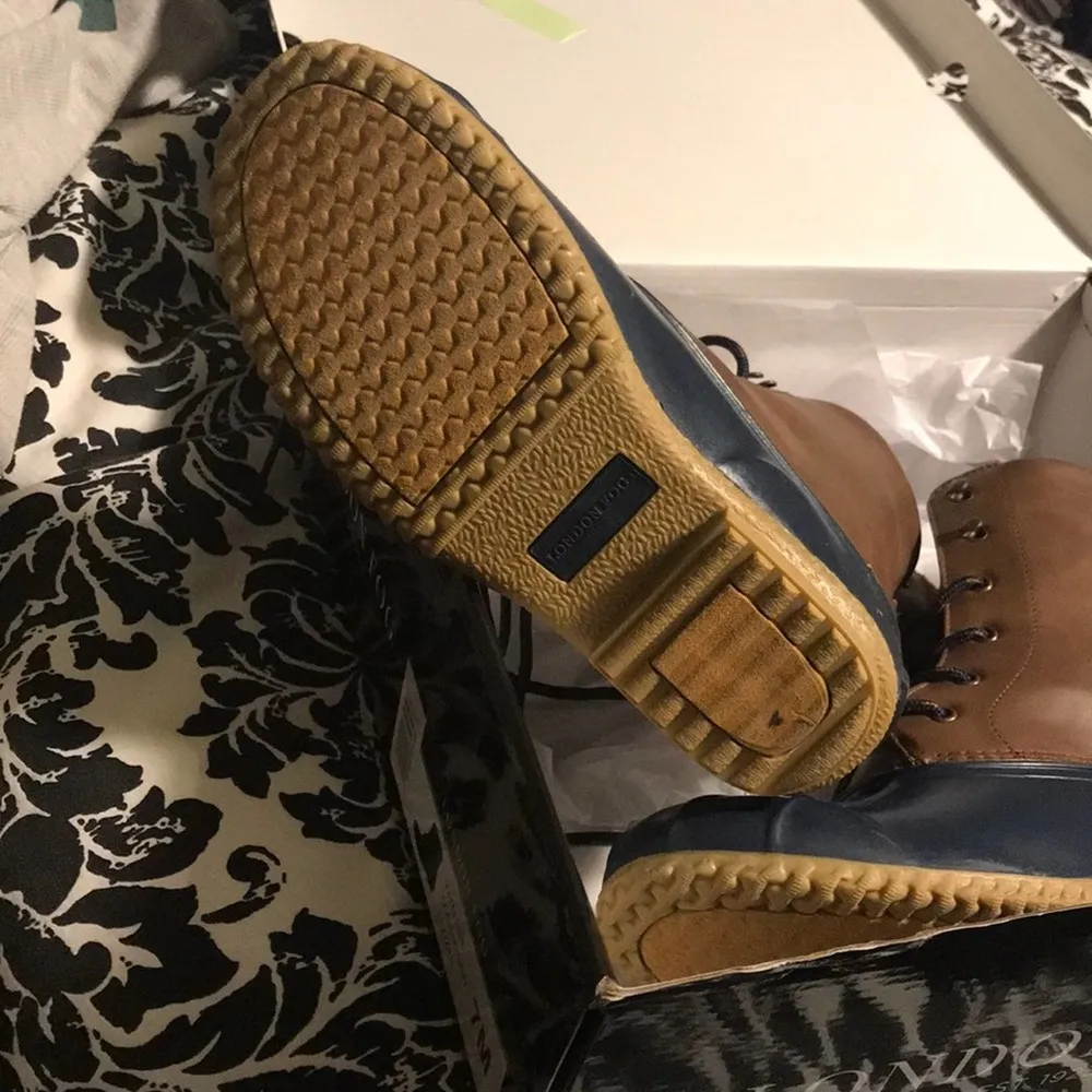 London Fog  “Wynter” Duck Boot Navy size 7 - Image 4