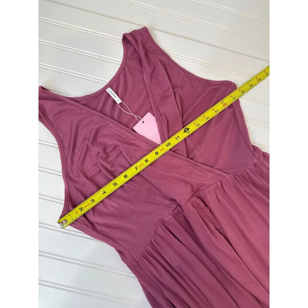 Tralibee Black & Orange Floral Dress & Cathy Sleeveless Midi Dress Bundle Size L Size L - Image 8