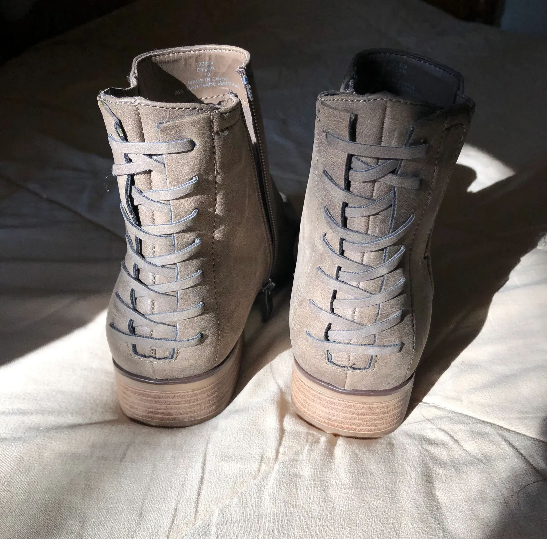 Limelight Olive Booties - Image 3