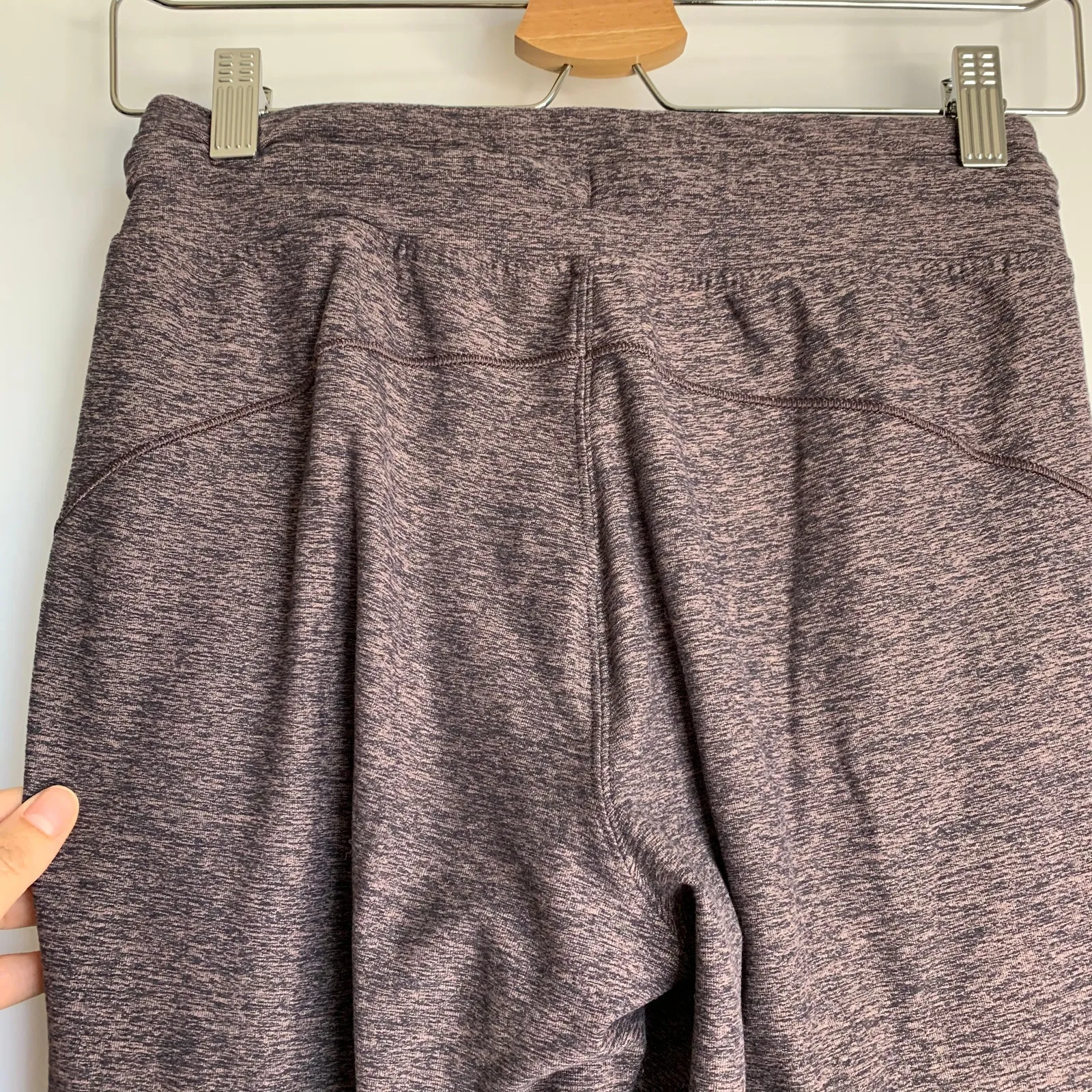 Lululemon Ready To Rulu Pant Heathered Spanish Rose Black Womens Size 4 - Image 9