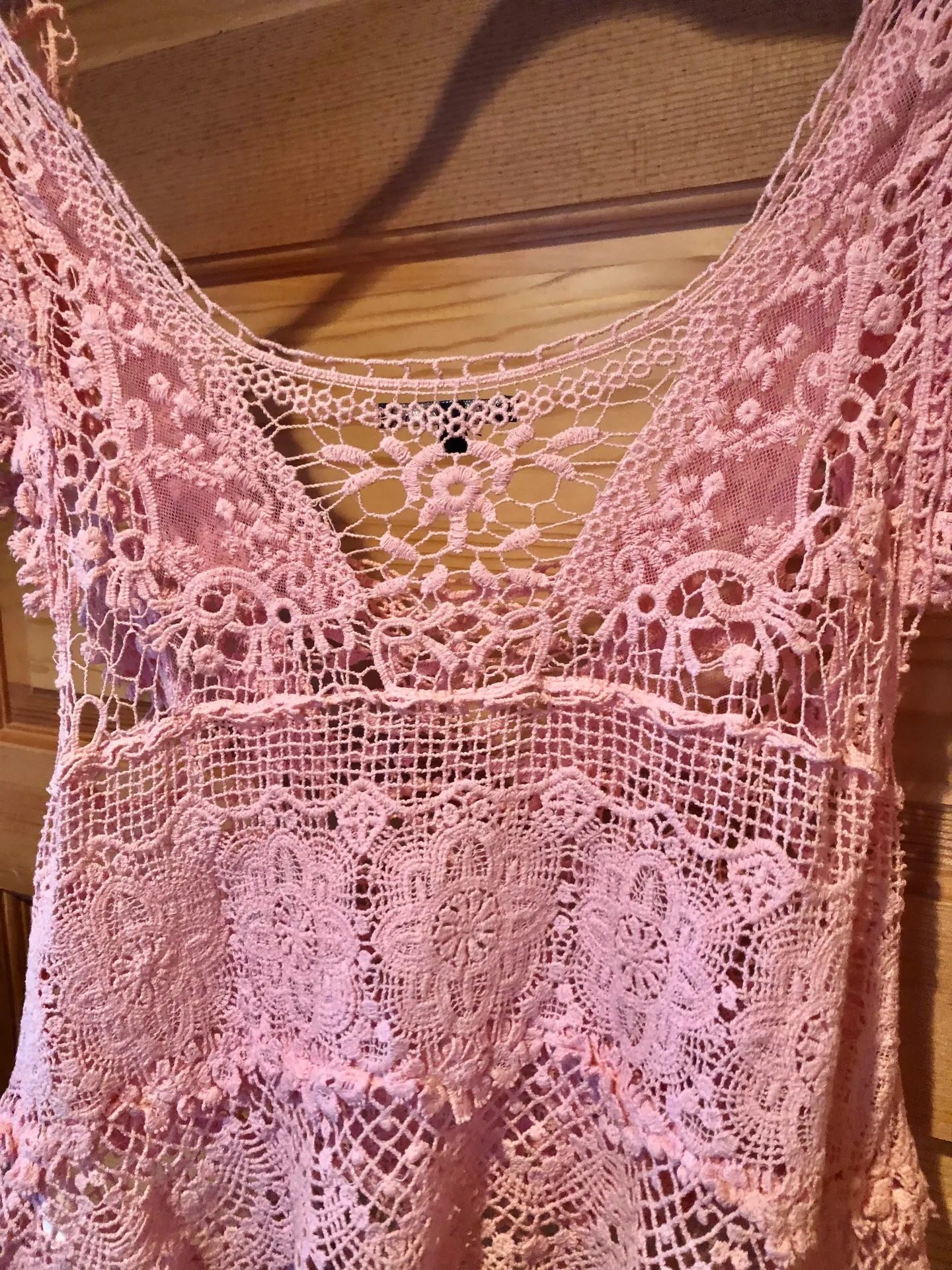 Pink Boho Knitted Top - Image 3