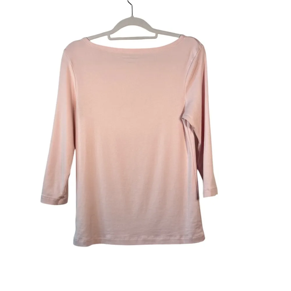 Pale Pink Women's Top Size L - Image 2