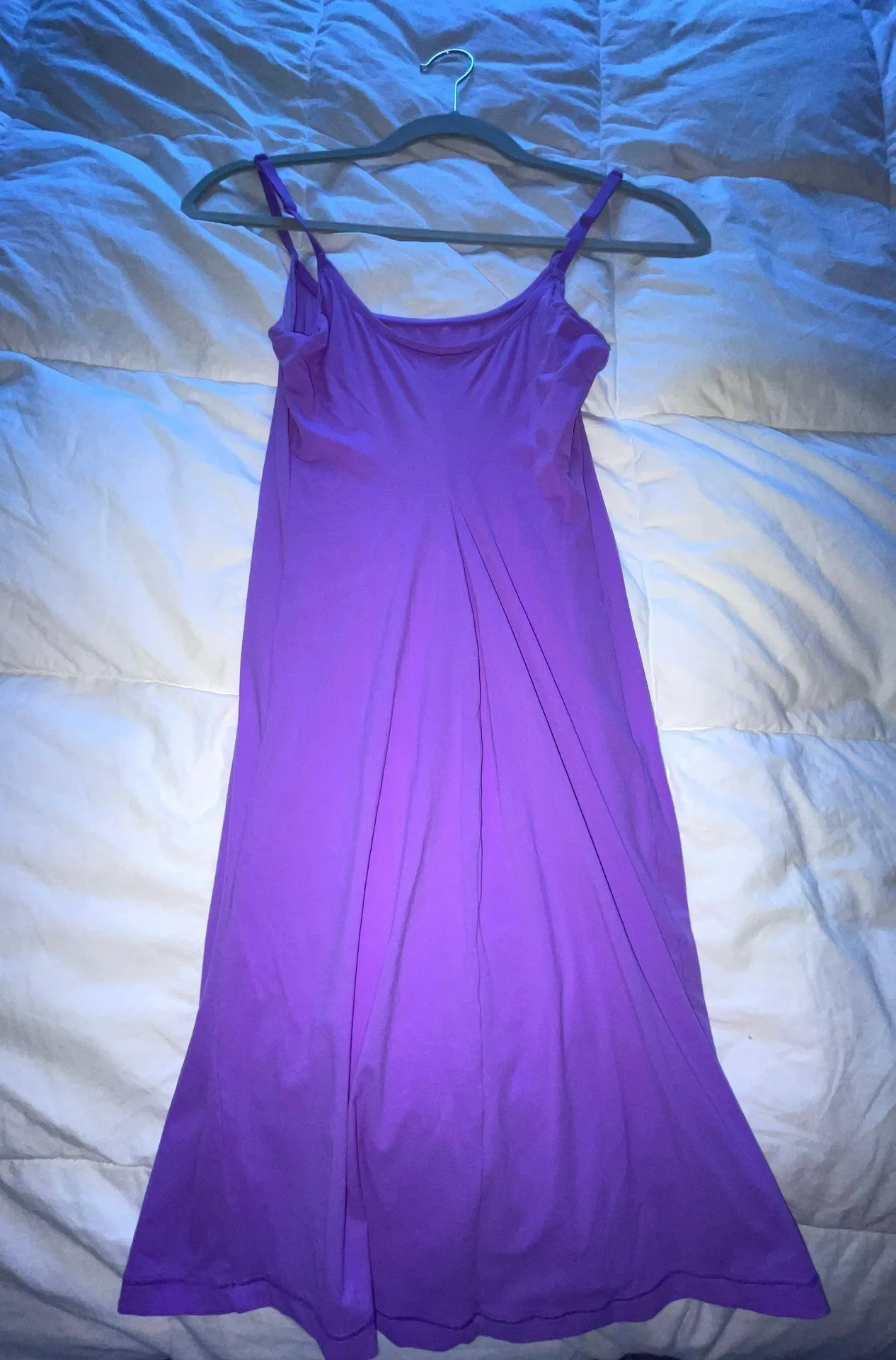 Fits Everybody Purple Slip Dress - Image 3