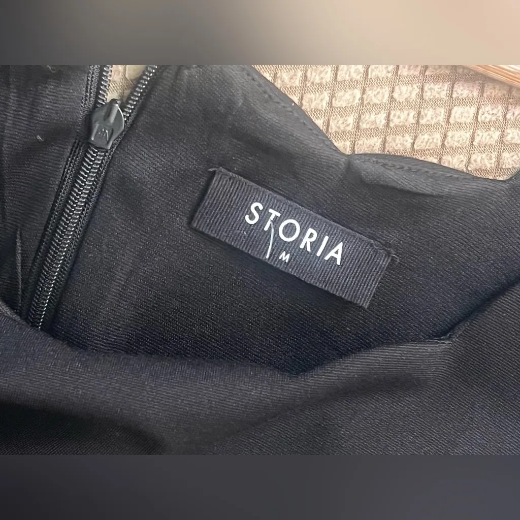 Petal & Pup X STORIA Eva Scalloped Black Dress - Image 14