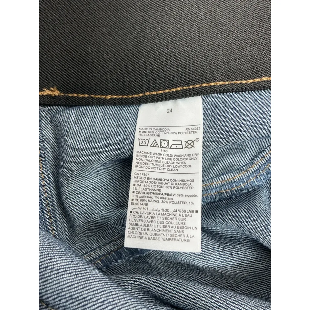 Womans Old Navy Rock Star Super Skinny Jeggings 24 Adjustible Waist Pullon NWT - Image 4