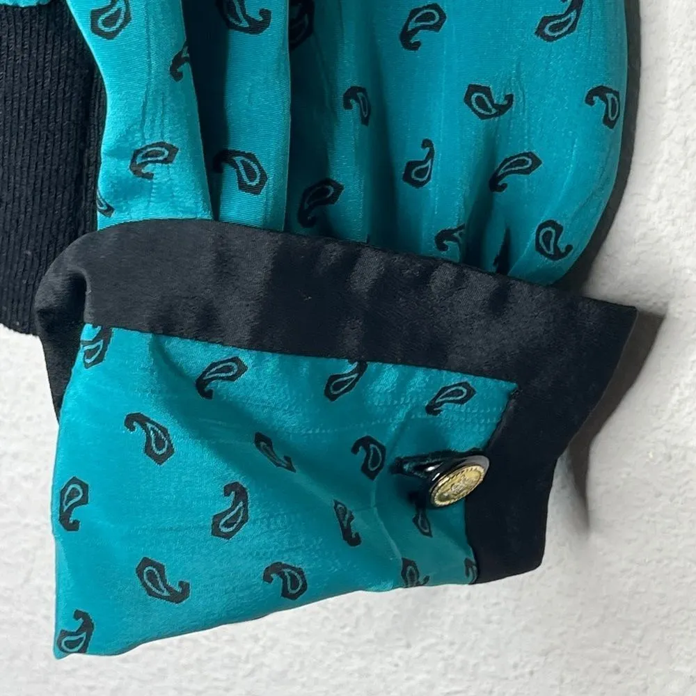 Vintage Andrea Gayle Skirt Set‎ Black Size 4 - Image 7